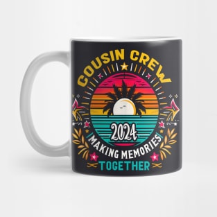 Cousin Crew 2024 Summer Vacation Beach Family Trips Matching Mug